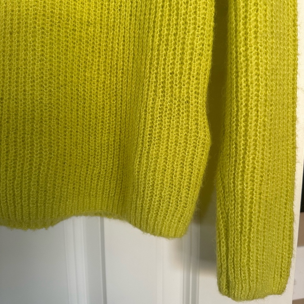 Madewell Yellow/Green Crew Neck Sweater - Picture 5 of 12